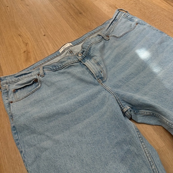 Abercrombie & Fitch Mid Rise The Straight Jean Size 37 / 24 plus size Jeans - Picture 5 of 10